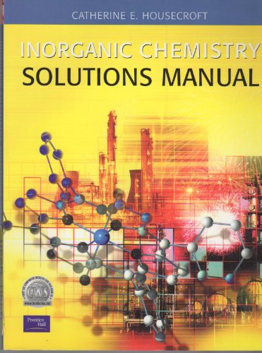Stock image for Inorganic Chemistry Solutions Manual for sale by WorldofBooks