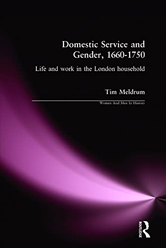 Imagen de archivo de Domestic Service and Gender 1660-1750 a la venta por Blackwell's