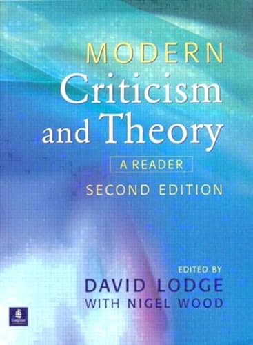 Imagen de archivo de Modern Criticism and Theory: A Reader a la venta por AwesomeBooks