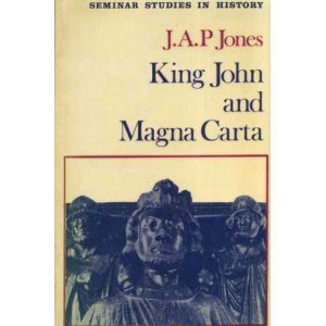 Beispielbild fr King John and Magna Carta (Seminar Studies in History) zum Verkauf von Wonder Book