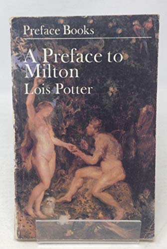 Imagen de archivo de A Preface to Milton a la venta por Better World Books