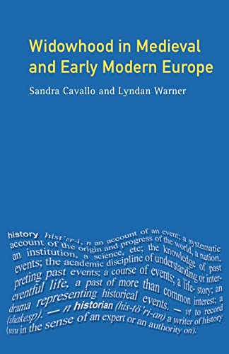 Beispielbild fr Widowhood in Medieval and Early Modern Europe zum Verkauf von Revaluation Books