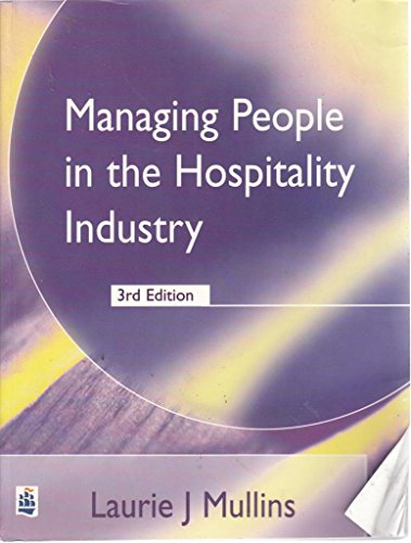 9780582319295: Managing People in the Hospitality Industry