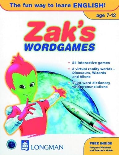 9780582327955: Zak's Wordgames CD-ROM American English/Mono