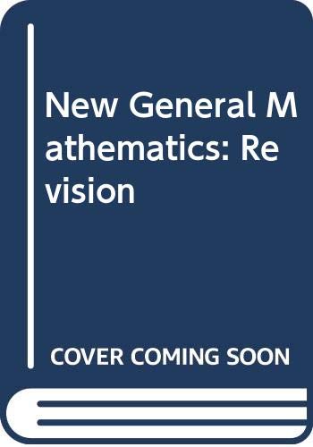 Imagen de archivo de New General Mathematics: Revision a la venta por Goldstone Books