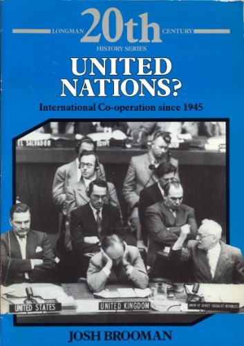 Stock image for United Nations International Cooperation Since 1945 (20th Century History S.) for sale by WorldofBooks