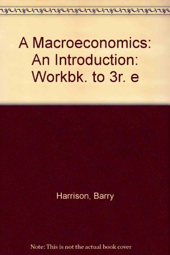 9780582354432: A Macroeconomics Workbook