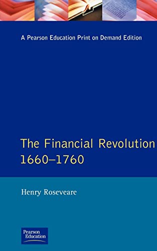 Beispielbild fr The Financial Revolution 1660-1750 (Seminar Studies In History) zum Verkauf von WorldofBooks