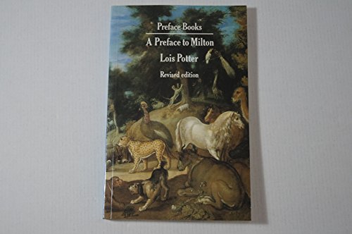 Beispielbild fr Preface Milton zum Verkauf von Better World Books