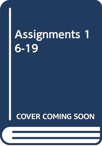 Assignments 16-19 (9780582355057) by Bleiman, B