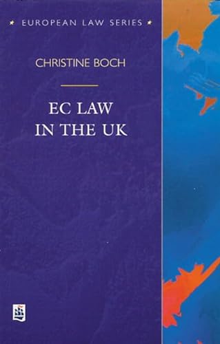Beispielbild fr Ec Law in the Uk (European Law Series) zum Verkauf von WorldofBooks