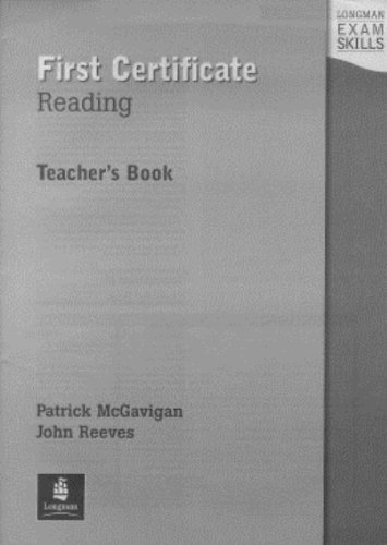 9780582363366: FCE Reading Teacher's Book