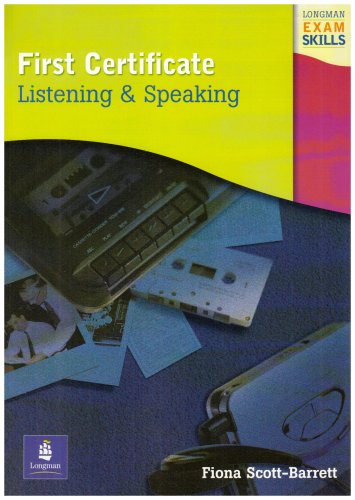 Imagen de archivo de Longman Exam Skills: First Certificate Listening and Speaking: Student's Book a la venta por medimops