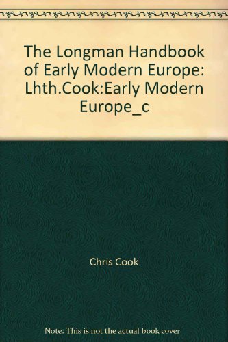9780582382183: Lhth.Cook:Early Modern Europe_c