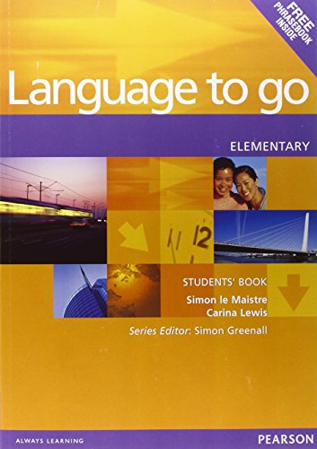 LANGUAGE TO GO ELEMENTARY STUDENTS BOOK (9780582403963) by Lewis, Carina