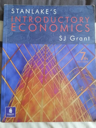 Stock image for Stanlake's Introductory Economics 7th Edition for sale by AwesomeBooks