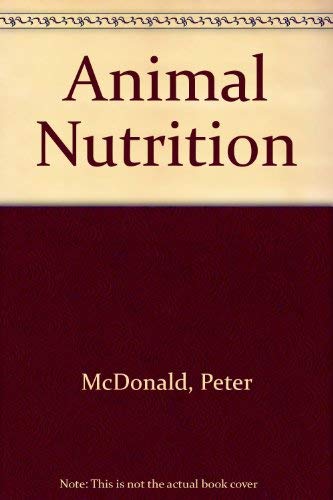 Beispielbild fr Animal Nutrition zum Verkauf von Better World Books