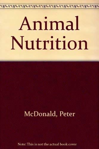 Stock image for Animal Nutrition for sale by AwesomeBooks