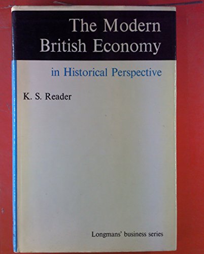 Beispielbild fr Modern British Economy in Historical Perspective (Business Study S.) zum Verkauf von HALCYON BOOKS