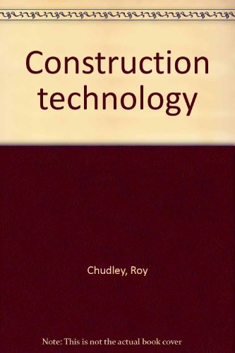 Stock image for Construction technology for sale by ThriftBooks-Dallas