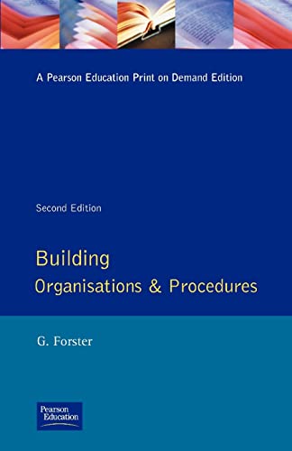 Stock image for Building Organisation and Procedures (Longman Technician Series) for sale by WorldofBooks