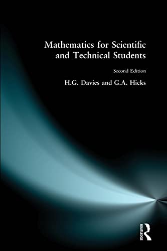 9780582413887: Mathematics for Scientific and Technical Students