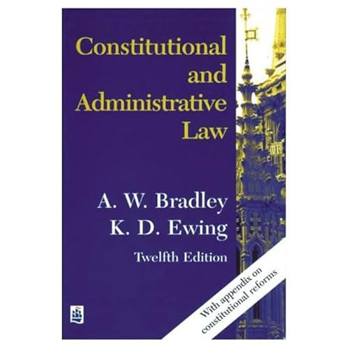 Stock image for Constitutional and Administrative Law: with Appendix for sale by Brit Books