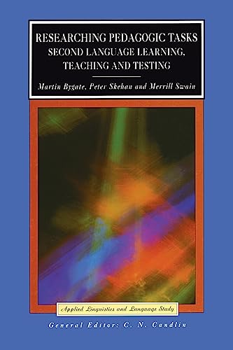 9780582414822: Researching Pedagogic Tasks: Second Language Learning, Teaching, and Testing (Applied Linguistics and Language Study)