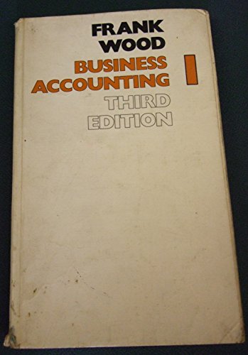 Beispielbild fr Business Accounting: v. 1 (LBS) zum Verkauf von Kennys Bookshop and Art Galleries Ltd.