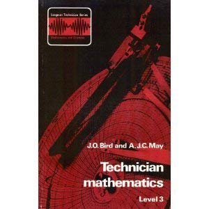 Stock image for Technician Mathematics: Level 3 (Longman technician series) for sale by AwesomeBooks