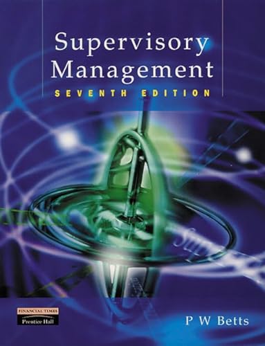 Beispielbild fr Supervisory Management (Betts) (Management and Communication Skills) zum Verkauf von AwesomeBooks