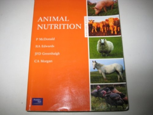 9780582419063: Animal Nutrition - Greenhalgh, .; Morgan, Dr C A; Edwards, Dr R; McDonald, Peter: 0582419069 - AbeBooks 9780582419063: Animal Nutrition - Greenhalgh, .; Morgan, Dr C A; Edwards, Dr R; McDonald, Peter: 0582419069 - AbeBooks