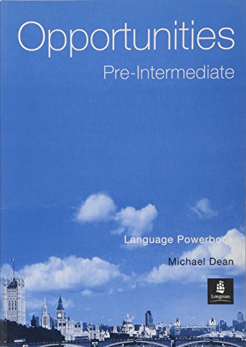 Imagen de archivo de Opportunities. Pre-intermediate. Language Powerbook. per Le Scuole Superiori a la venta por Hamelyn