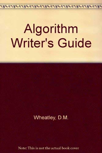 9780582421622: Algorithm Writer's Guide