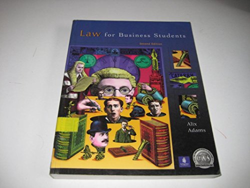 Beispielbild fr Law for Business Students, 2nd Ed. zum Verkauf von WorldofBooks
