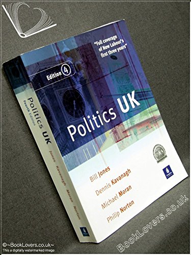 Beispielbild fr Politics UK, 4th Ed. zum Verkauf von AwesomeBooks