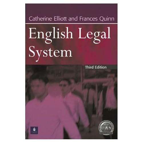 Beispielbild fr English Legal System zum Verkauf von Reuseabook