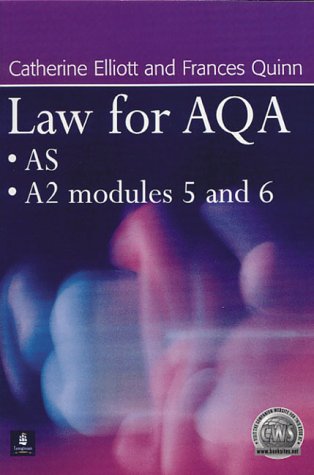 Beispielbild fr Law for AQA: AS, A2 Modules 5 and 6 zum Verkauf von Reuseabook