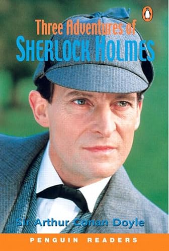 Stock image for Three Adventures of Sherlock Holmes (Penguin Readers, Level 4) for sale by Red's Corner LLC