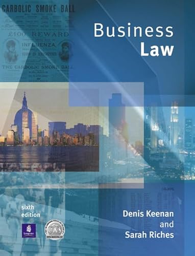 Imagen de archivo de Business Law, 6th Ed. a la venta por AwesomeBooks