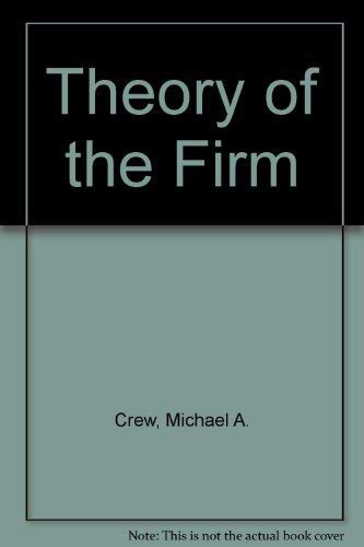 Imagen de archivo de Theory of the Firm a la venta por Better World Books
