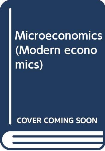 Stock image for Microeconomics (Business Data Processing) for sale by dsmbooks