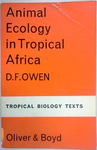 Beispielbild fr Animal Ecology in Tropical Africa zum Verkauf von Richard Sylvanus Williams (Est 1976)
