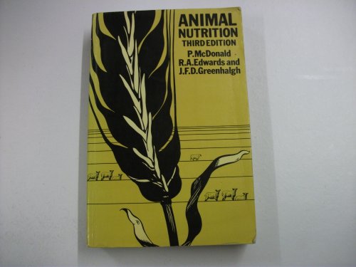 Stock image for Animal Nutrition for sale by Vashon Island Books