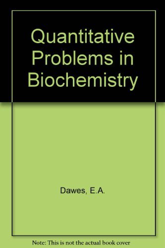 9780582444027: Quantitative Problems in Biochemistry