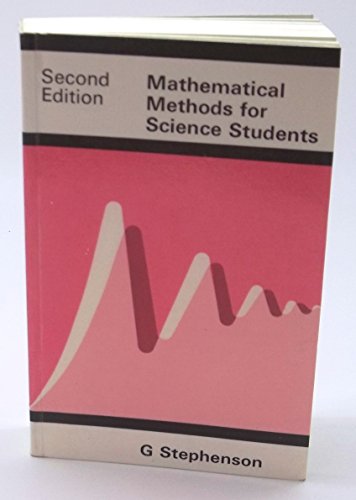 Imagen de archivo de Mathematical Methods for Science Students a la venta por Ergodebooks