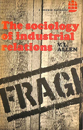 9780582444836: Sociology of Industrial Relations