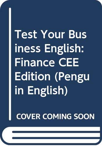 9780582461154: Test Your Business English:Finance CEE Edition (Penguin English)