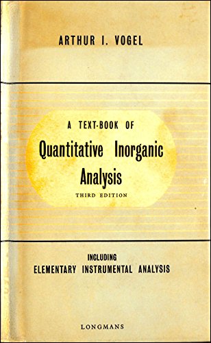 9780582463219: Textbook of Quantitative Inorganic Analysis