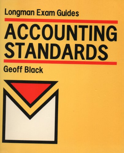 Beispielbild fr Longman Exam Guides. Accounting Standards zum Verkauf von The London Bookworm